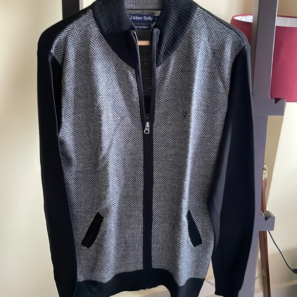 Allen Solly premium wool blend full sleeve sweater with zipper - Picture 7 of 7